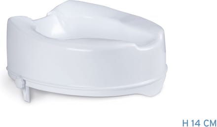 Moretti Toiletverhoger 14 cm - Ergonomisch eenvoudig te installeren - Wit