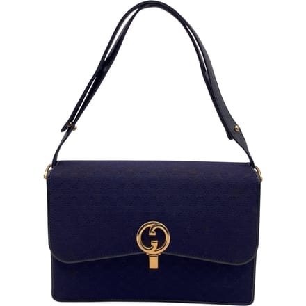 Gucci Vintage stoffen schoudertas