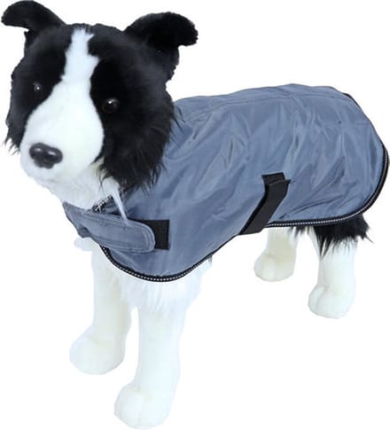 Boony Dog Fashion - Basic Hondenjas Waterproof - Kleur: Grijs - Ruglengte: 40 cm