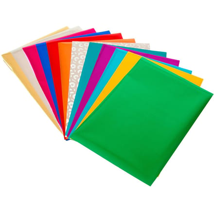 Pebaro knutsel folie set hot foil 10x15 cm 24 vel multicolor.