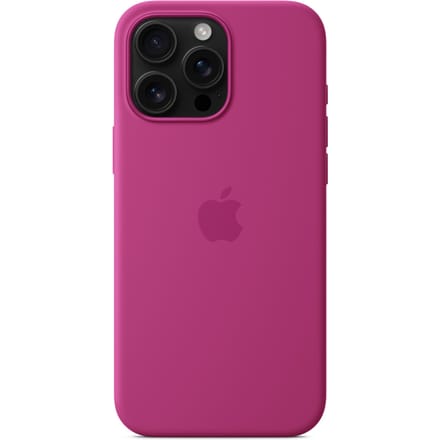 Apple Silicone Backcover MagSafe voor de Apple iPhone 16 Pro Max - Fuchsia