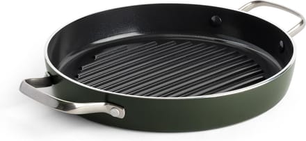 Dagelijkse Kost Keramische Grillpan  - Ø28cm - PFAS-vrij - 2 grepen