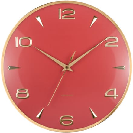 Karlsson wandklok sienna glow rode oker- Ø40,6cm