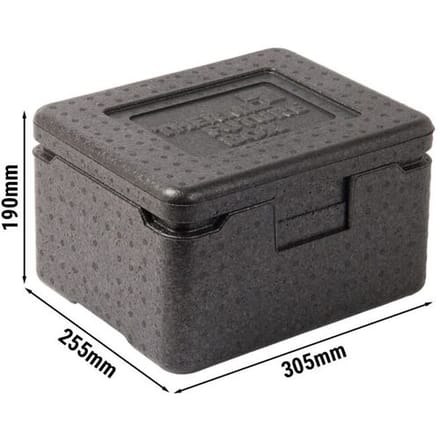 (18 stuks) THERMO FUTURE BOX Thermobox MINI - 7 liter - Zwart