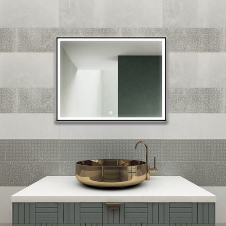 Badkamerspiegel Met LED Verlichting en Verwarming - LED - Anti Condens - 80 cm breed