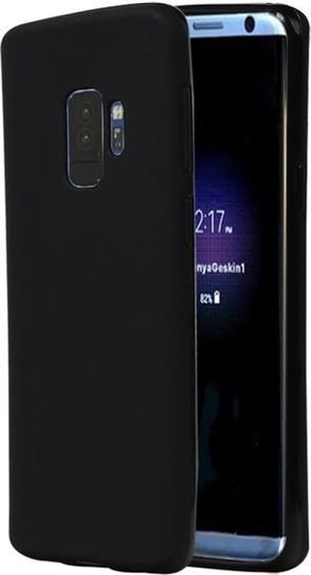 Zwart TPU back case cover Hoesje voor Samsung Galaxy S9 Plus