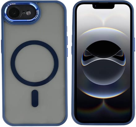 Rixus Classic 04 Case With MagSafe For iPhone 16e Dark Blue
