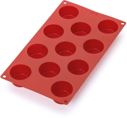 Lékué Bakvorm 11 Mini Muffins - Siliconen - Red