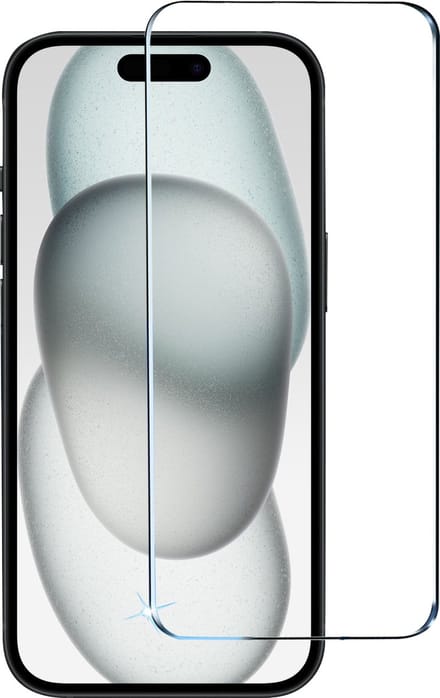 BixB screenprotector geschikt voor iPhone 15 - gehard glas Tempered Glass