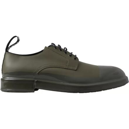 Laceloze Derby Schoenen Militaire Groen