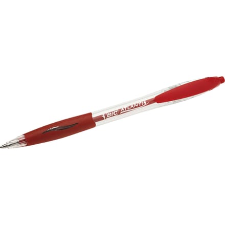 Balpen Bic Atlantis classic grip clic medium rood