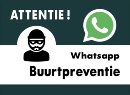 Buurtpreventie - sticker - A3