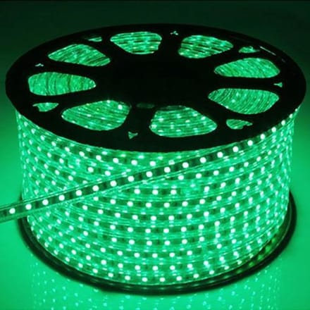 LED Strip 230V - Groen - 9 meter - IP66