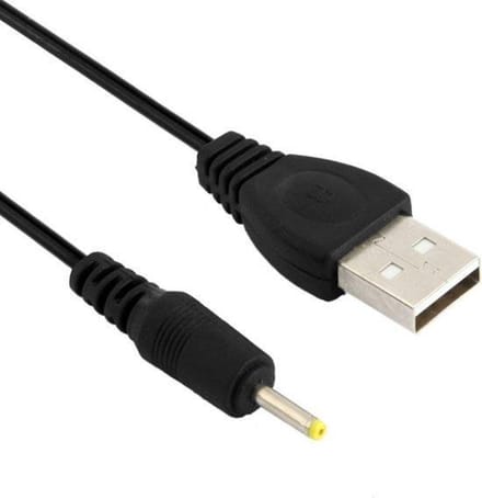 USB naar DC 2.5x0.7 mm voedingskabel – 94 cm – USB-A naar DC 5V adapter kabel