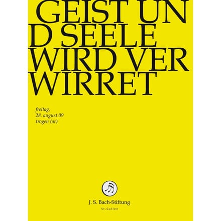 Chor & Orchester Der J.S. Bach-Stiftung, Rudolf Lutz - J.S. Bach: Geist Und Seele Wird Verwirre (DVD)