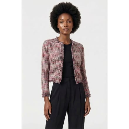 Isabel Marant Pully Jacket Pink Black Größe: 36 | Cropped-Jacken Outlet | Damen | Schwarz