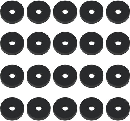 Dailygoods- Afvoer Klep 20 Stuks - Rubber Afdichtingsringen - 1/2" BSP Type B - 12 mm Buitendiameter - 4,25 mm Binnendiameter - 2,5 mm Dikte - Afdichtring