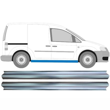 Reparatie dorpel voor Volkswagen Caddy 2004-2020 / Links = Rechts / Set
