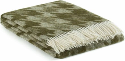 MoST - Plaid Lucca - 100% Nieuw-Zeelandse wol - 140 x 200 cm - groen