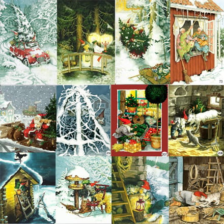 Kerstkaarten Inge Look (12 stuks) Uniek en mooi set Kerst 03