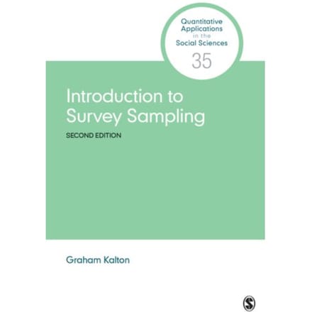 Introduction To Survey Sampling - Kalton, Graham