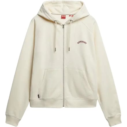Superdry - Essential Logo oversized raglanhoodie met rits - Dames - Hoodies