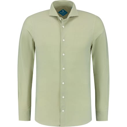 District Indigo Overhemd Performance Print Green (7.21.025.770 - 374)