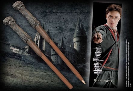 Noble Collection Harry Potter Toverstaf pen + boekenlegger