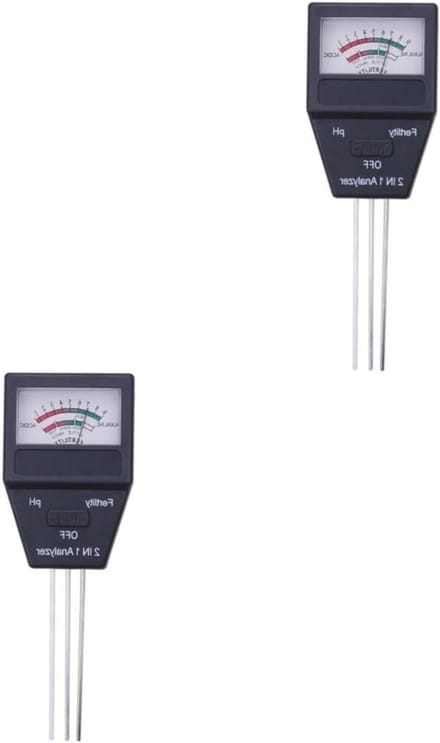Bodemtester - PH Meter Bodem - Planten Verzorgen - Dubbele Sonde - 2 Stuks - Plastic