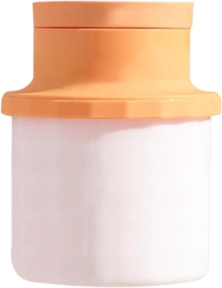 IJsballen Maker - IJsvorm Beker - Dranken Koelen - Luchtdicht Deksel - 10x10x13 cm - Wit