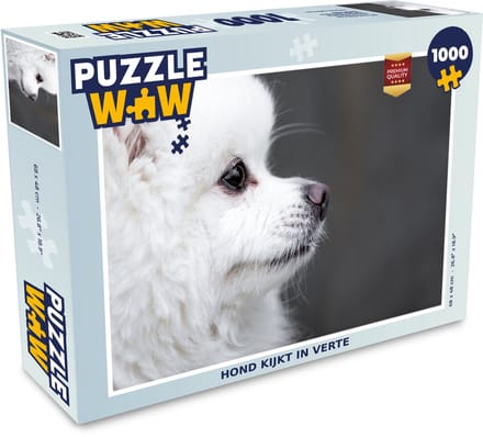 Puzzel Hond kijkt in verte - Legpuzzel - Puzzel 1000 stukjes volwassenen