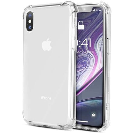 Shieldcase Silicone Shock case TPU geschikt voor Apple iPhone Xs Max - shockproof - siliconen hoesje - optimale bescherming - transparant