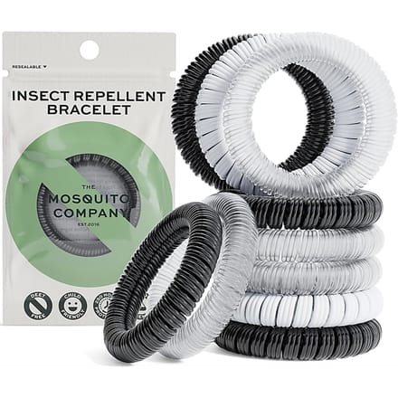 The Mosquito Co Anti Muggen Armband dubbele kleur - assorti