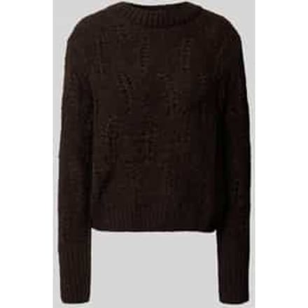Gebreide pullover met alpaca en ronde hals