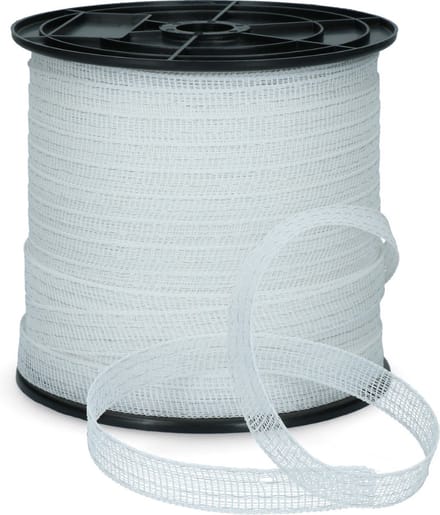 ZoneGuard Basic afrasteringslint wit 20mm/200m 9 RVS draden