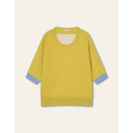 Oilily Khus Khus Gebreide Top- maatM Cadmium Geel