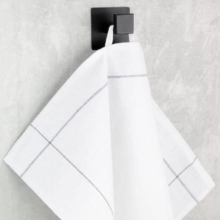 Set van 5 theedoeken 45x65 cm in katoen en linnen combinatie