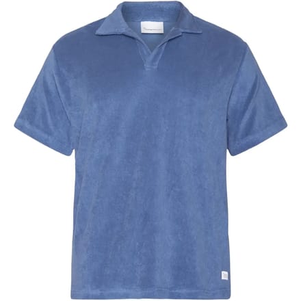 Polo terry KnowledgeCotton Apparel Loose GOTS/Vegan