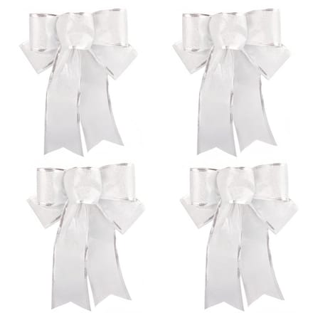 Dailygoods - Set van 6 Glitter Kerstboom Bogen voor Decoratie