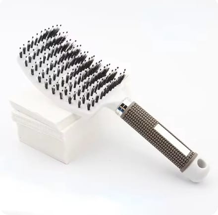 Scoby - Haarborstel - Haar borstel - Anti Klit - Brush - Hairbrush - Haarstyling - Wit