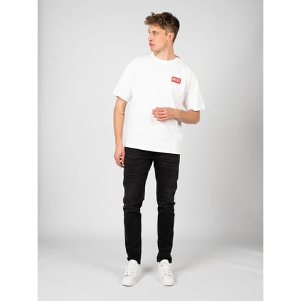 Diesel T-shirt T-Nlabel Mannen Wit