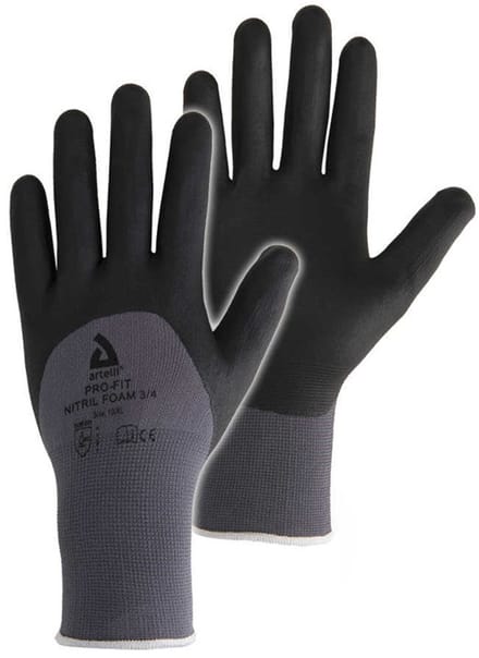 Artelli werkhandschoen synthetisch Pro-nitril foam 3/4, maat 7 - per 12 stuks