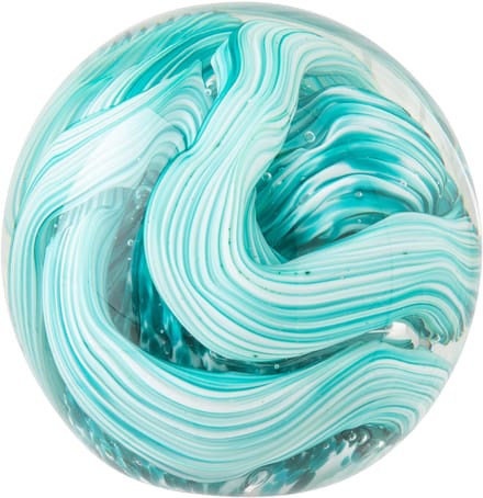 J-Line presse-papier Bal - glas - turkoois - large