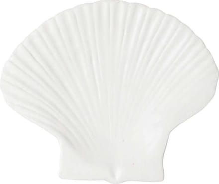 ByOn Schelp Bord Middel, Wit, Porselein