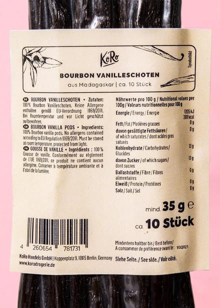 KoRo | Bourbon-vanillestokjes 35 g