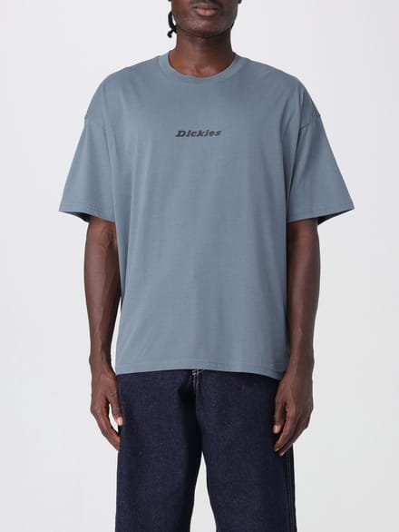 Relaxed Fit Short Sleeve Tee Casual Solid Everyday Wear - Blue