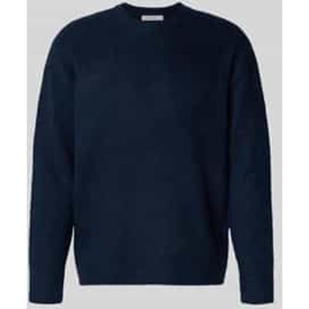 Relaxed fit gebreide pullover met wol, model 'RAI BRUSHED'