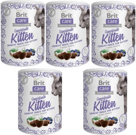 Brit Care Cat Snack Superfruits Kitten 5x100 gram