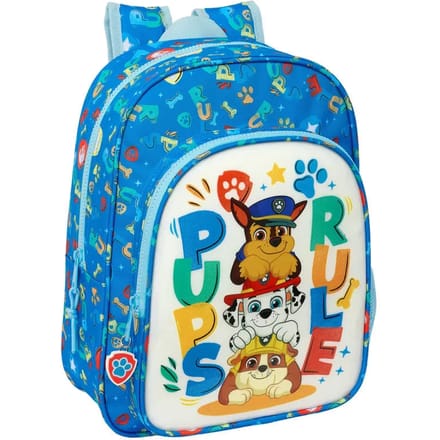 Schoolrugzak The Paw Patrol Pups rule Blauw 26 x 34 x 11 cm