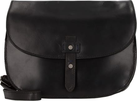HAROLD'S Leren Schoudertas Aberdeen Slingbag Black Zwart